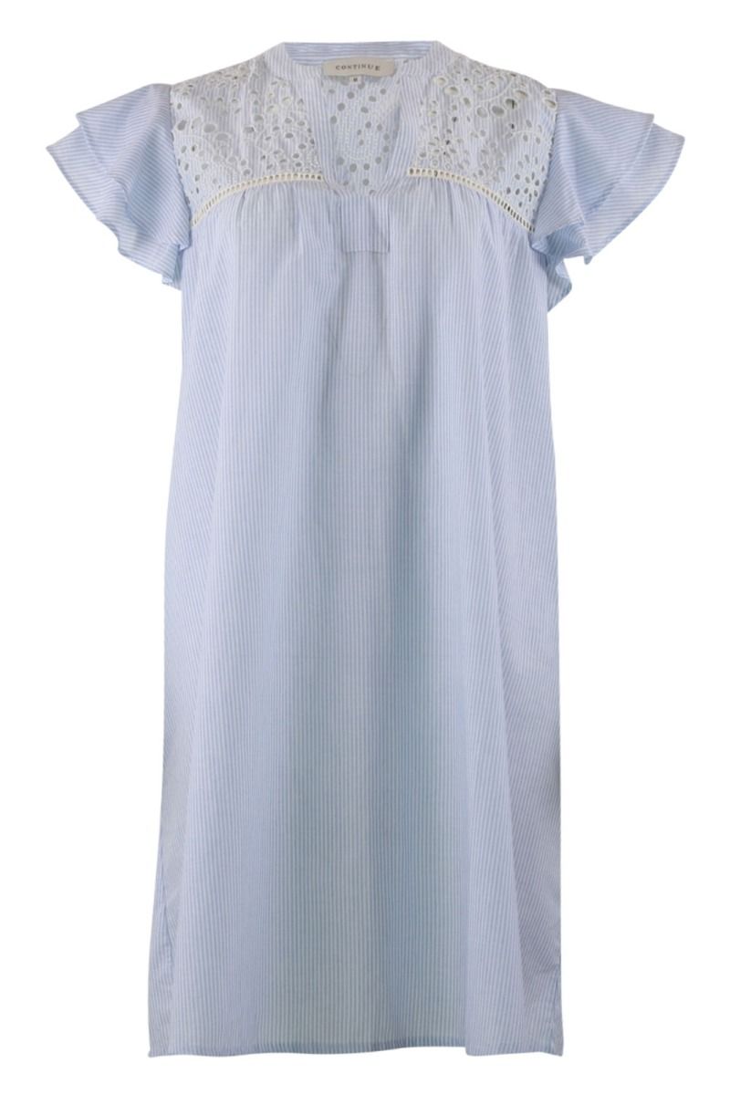 Continue - Kjole - Christel dress - Blue Stripe
