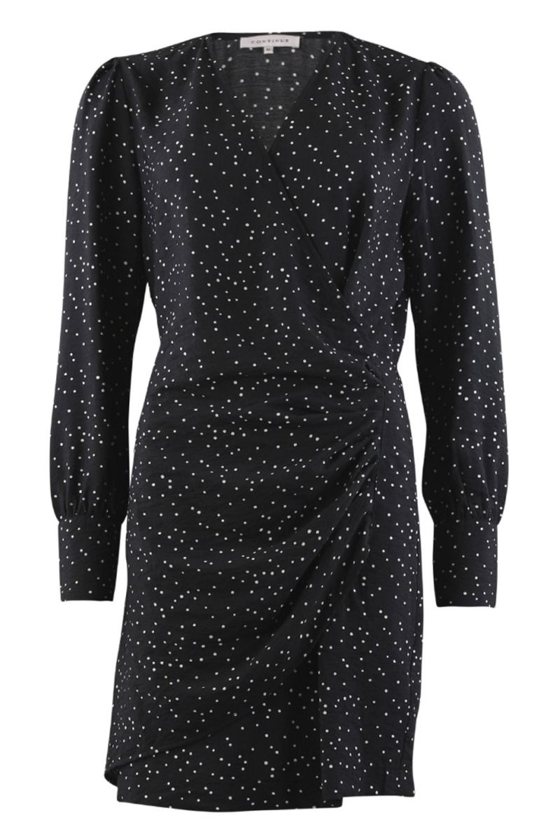 Continue - Kjole - Glam Dot - Black/White