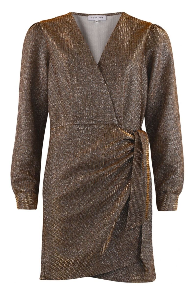 Continue - Kjole - Glam Dress - Brown