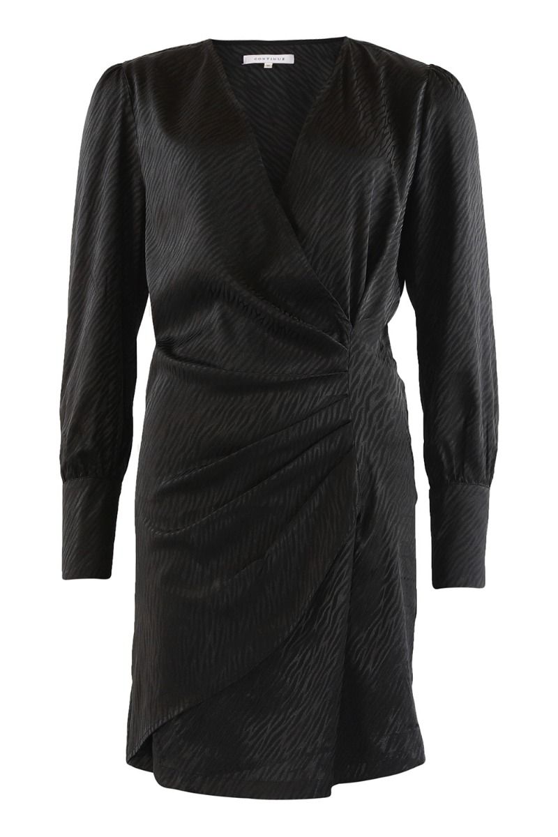 Continue - Kjole - Glam Zebra - Black