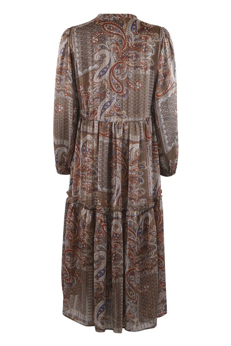 Continue - Kjole - Hailey New Paisly - Burned Paisley