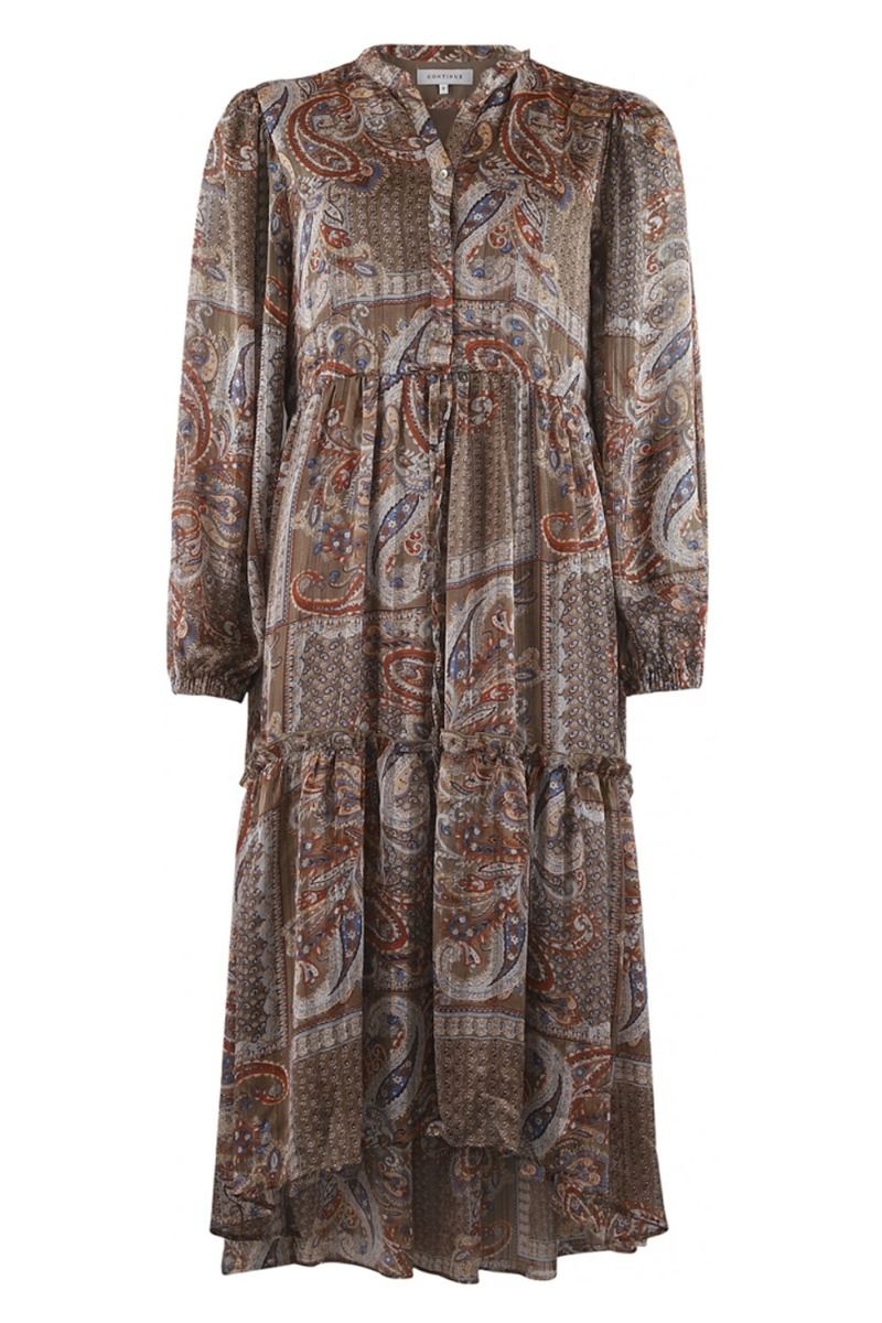 Continue - Kjole - Hailey New Paisly - Burned Paisley