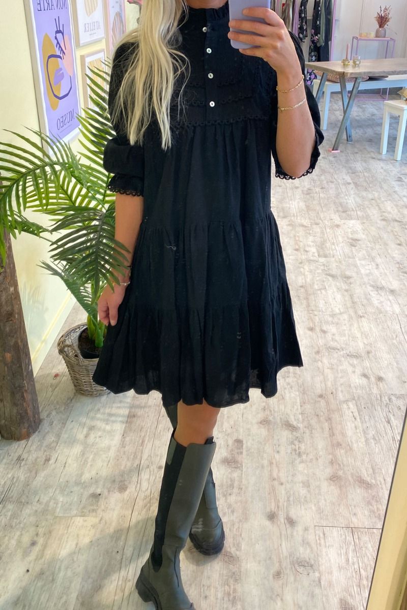 Continue - Kjole - Isabella Dress - Black