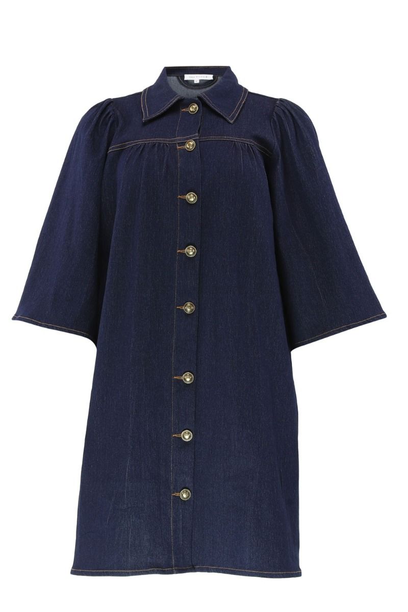 Continue - Kjole - Jackie Denim - Denim blue