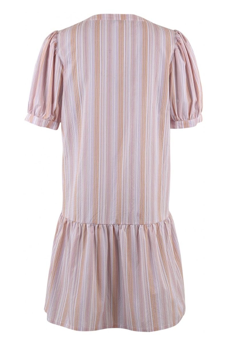Continue - Kjole - Jessica Multi Stripe - Multi Stripe