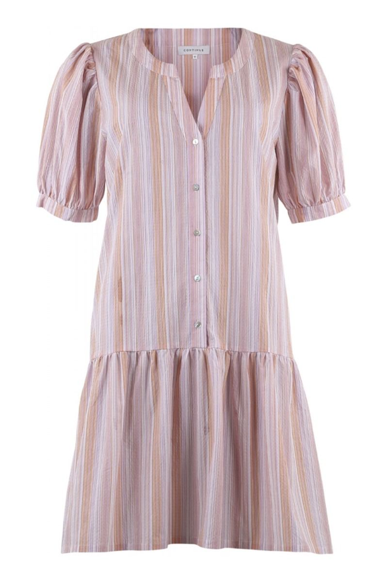 Continue - Kjole - Jessica Multi Stripe - Multi Stripe