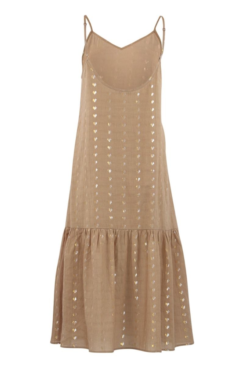 Continue - Kjole - Joey Strap Dress - Nougat