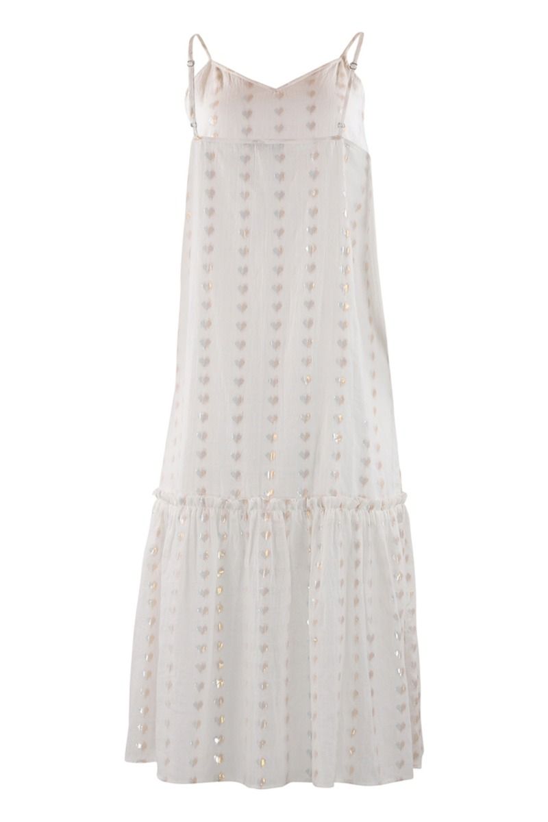 Continue - Kjole - Joey Strap Dress - White