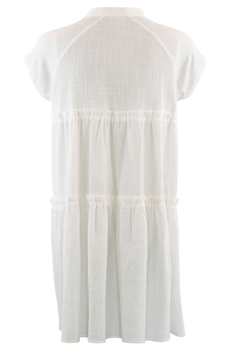Continue - Kjole - Jytte Solid Dress - White