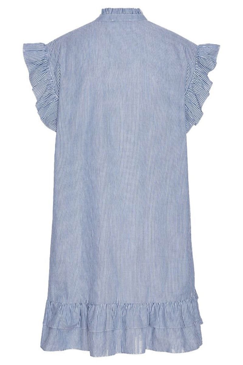 Continue - Kjole - Kiss Small Stripe - Small Stripe Blue/White