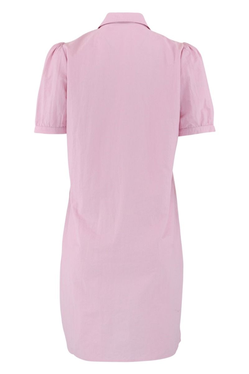 Continue - Kjole - Mili Dress SS Patch Rose - Rose