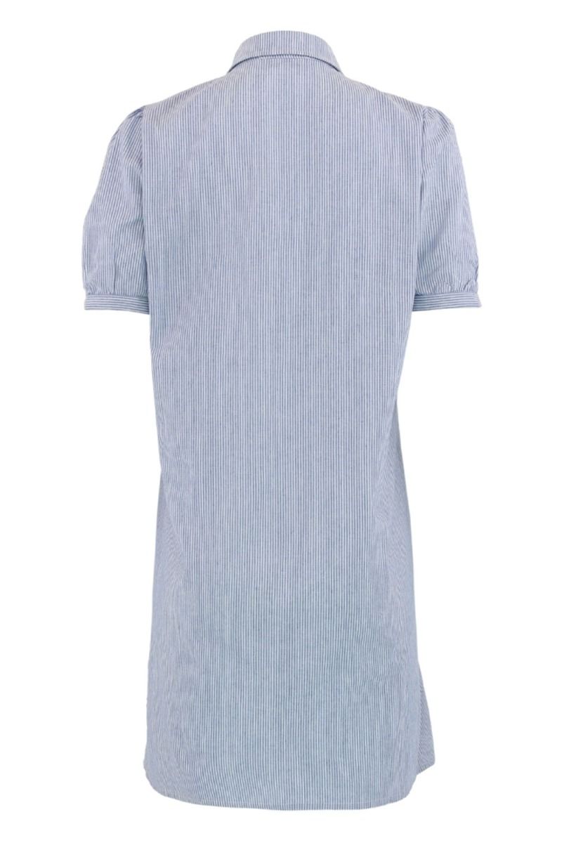 Continue - Kjole - Milli Stripe Patch - Blue/White