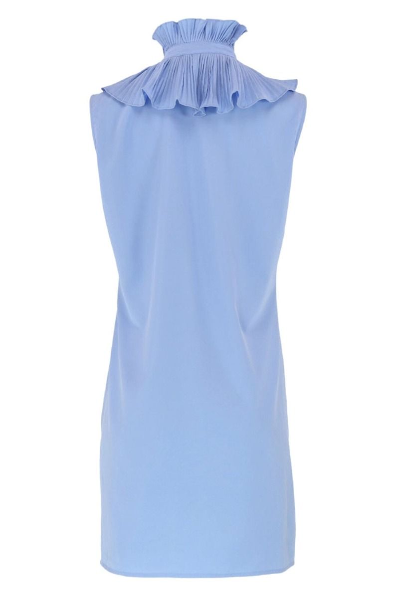 Continue - Kjole - Pernille Plisse Dress - Light Blue