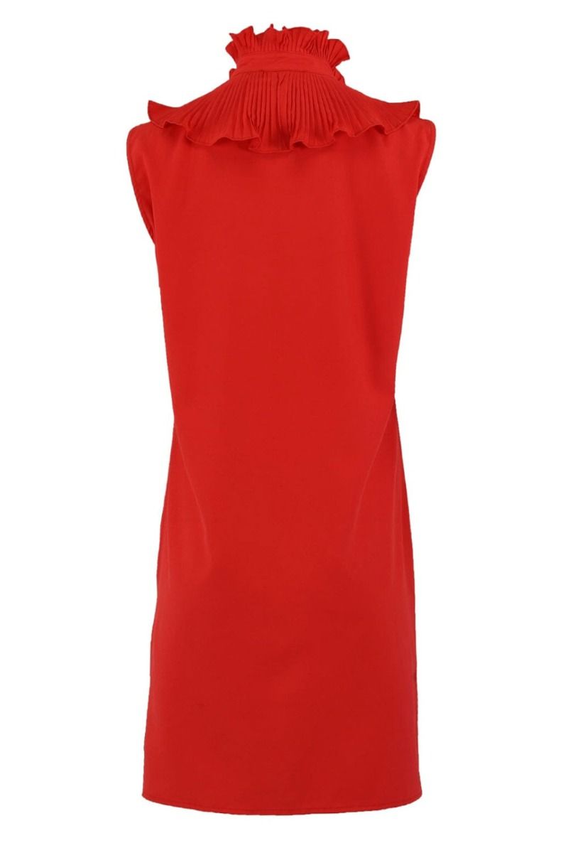 Continue - Kjole - Pernille Plisse Dress - Red