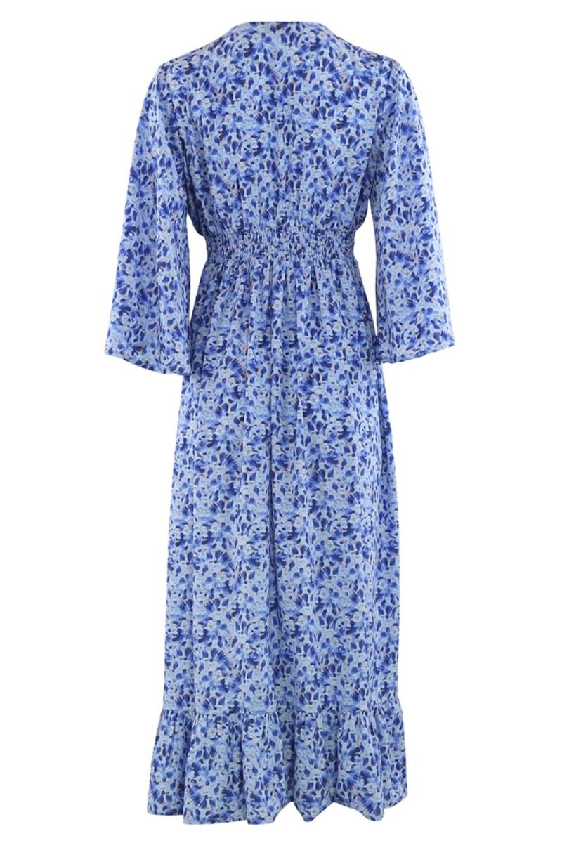 Continue - Kjole - Thilde Flowers - Blue Soft Flowers