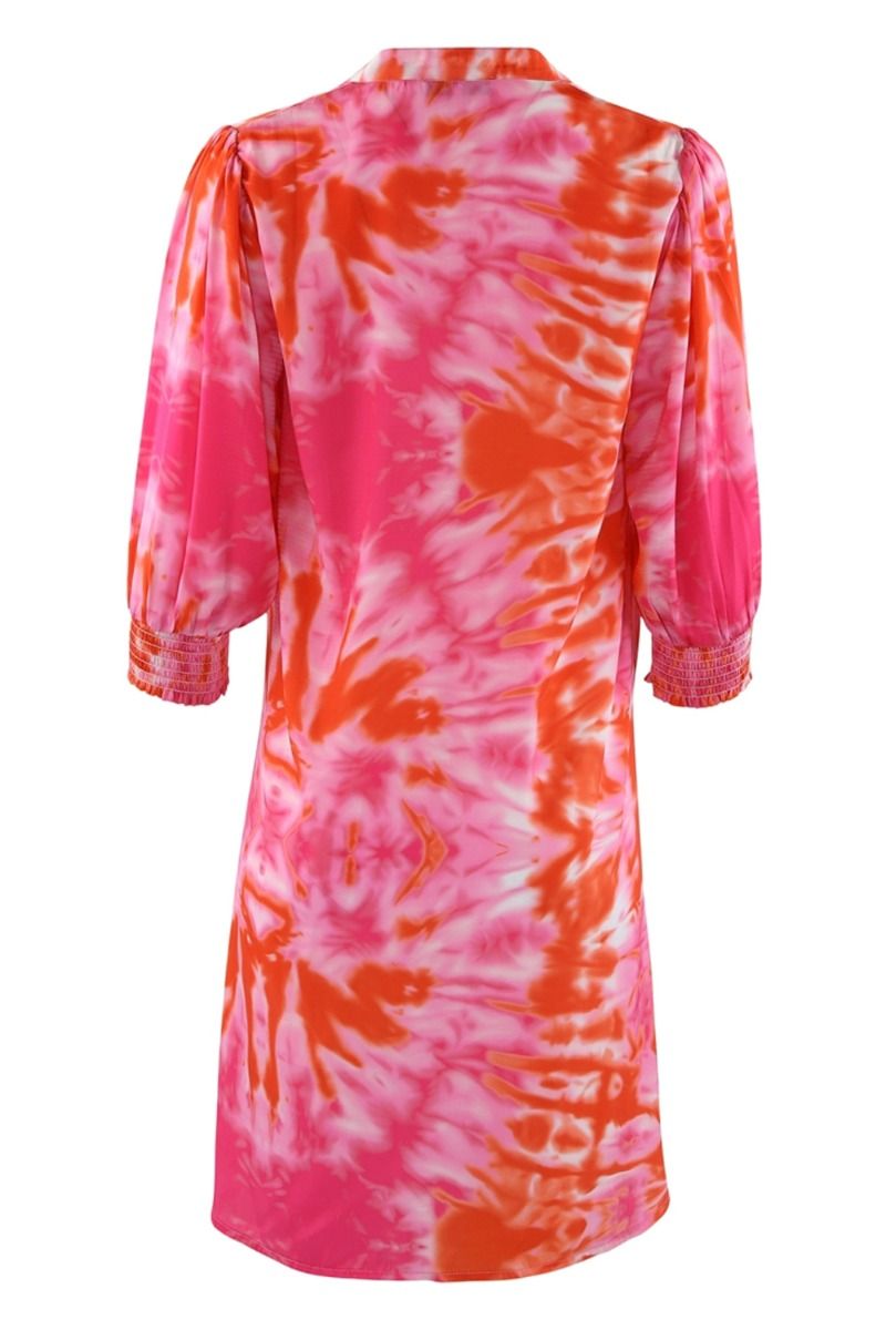 Continue - Kjole - Viola Dress - Orange Print