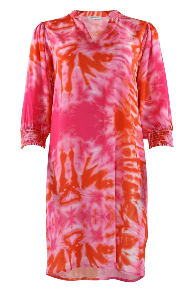 Continue - Kjole - Viola Dress - Orange Print