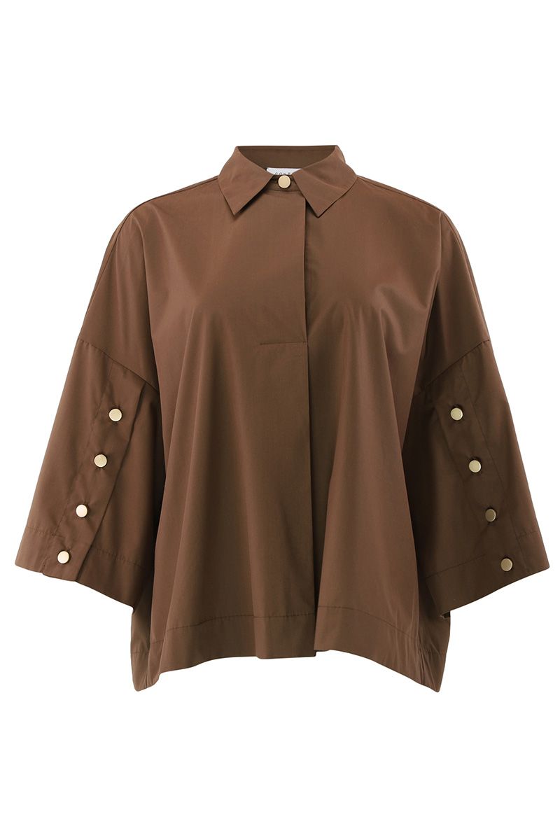 Continue - Skjorte - Klara shirt - Brown