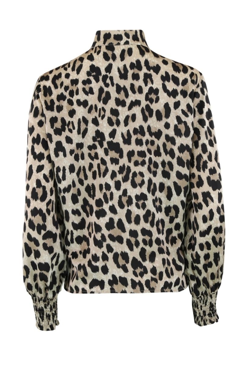 Continue - Skjorte - Milli Leo Patch Shirt - Leo Brown