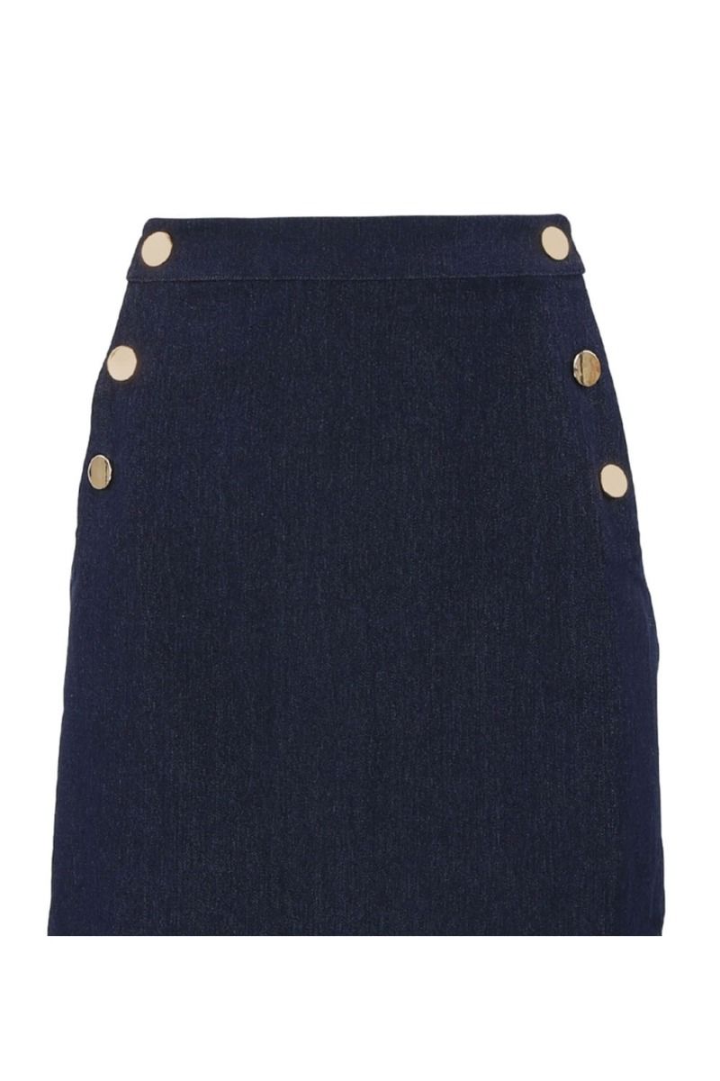 Continue - Nederdel - Gabby Skirt Denim - Denim
