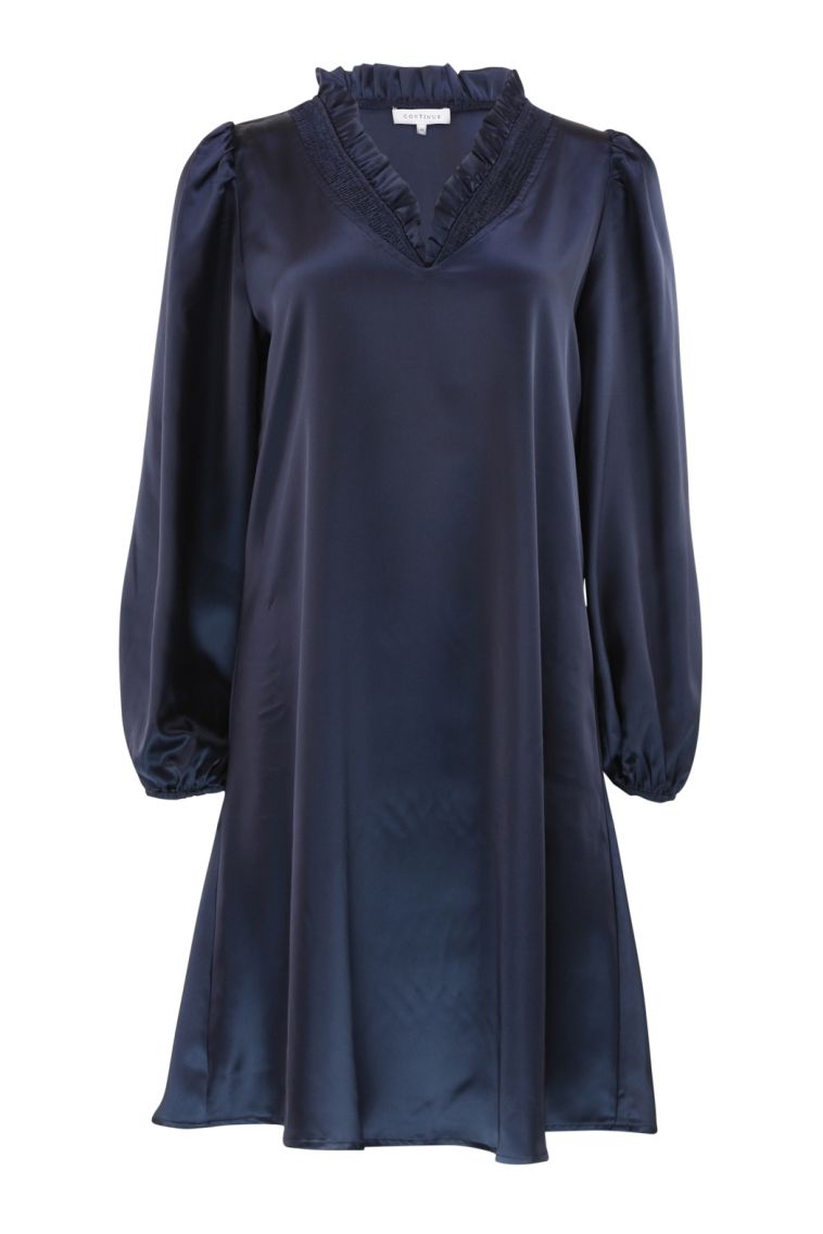 Continue - Kjole - Pauline Dress - Navy Blue