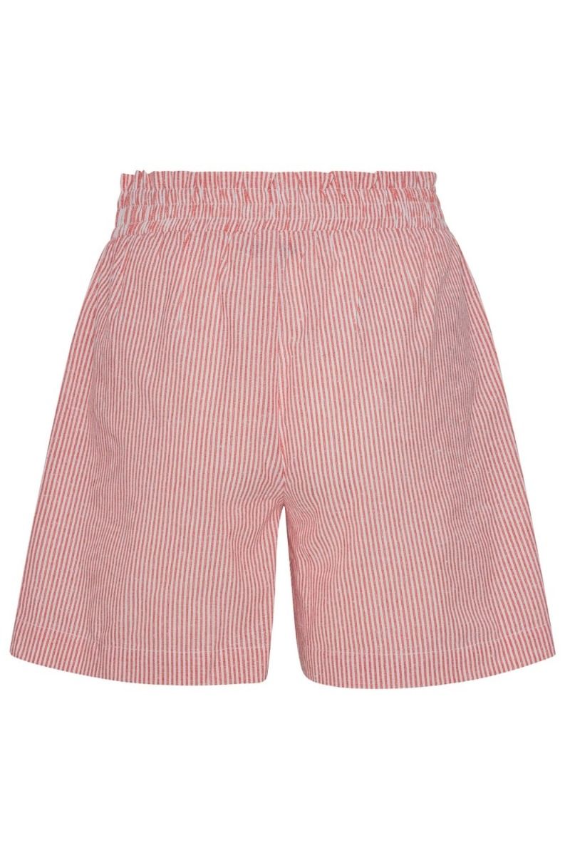Continue - Shorts - Lis shorts stripe - Red stripe