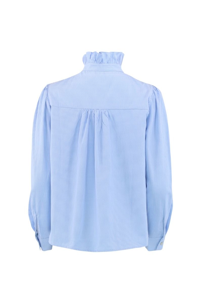 Continue - Bluse - Ariana Stribe - Small Blue Stripe