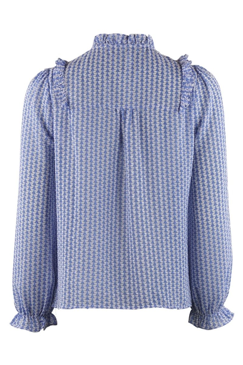 Continue - Skjorte - Bodil - Blue/White