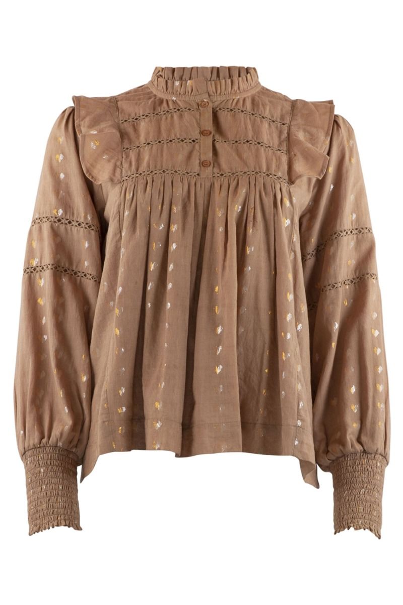 Continue - Skjorte - Joey Heart - Nougat