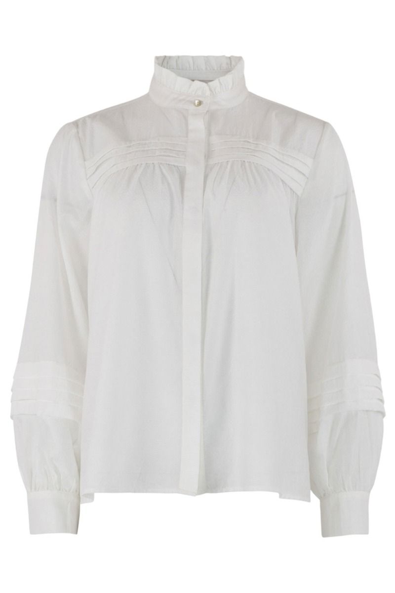 Continue - Skjorte - Malena Shirt - White