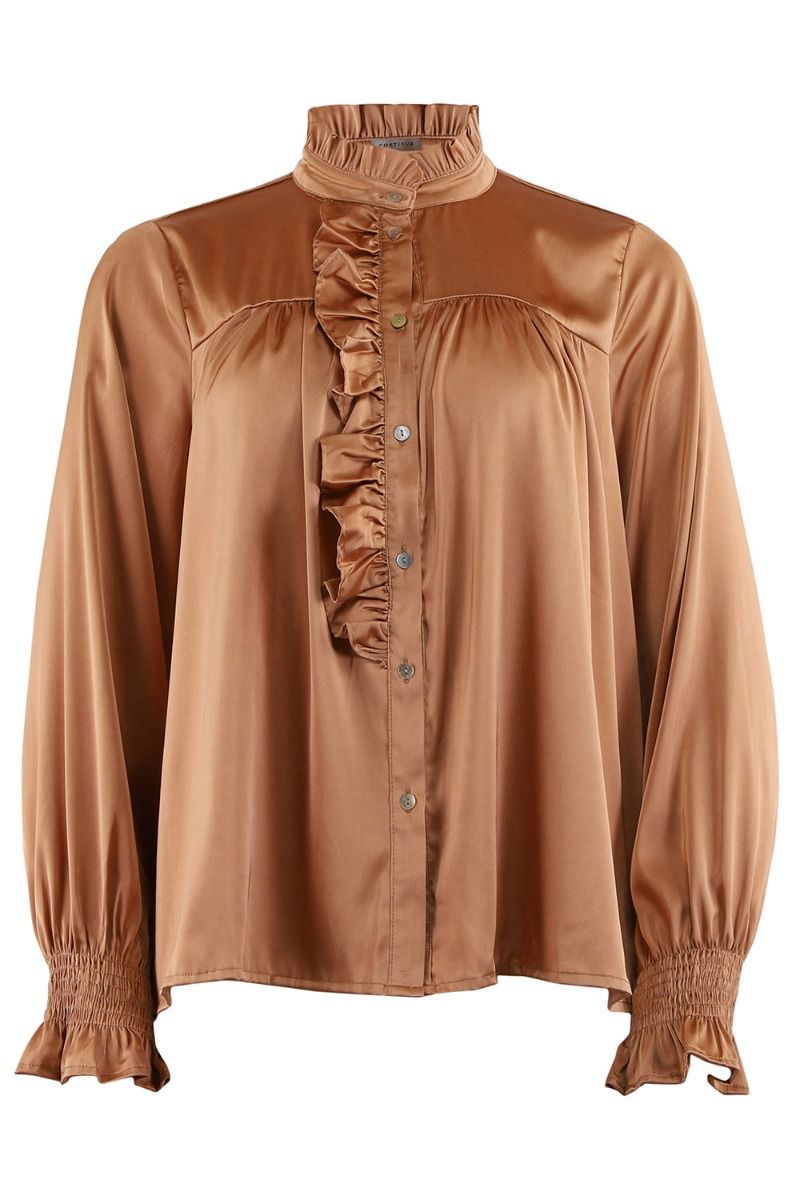 Continue - Skjorte - Malika Shirt - Nougat 