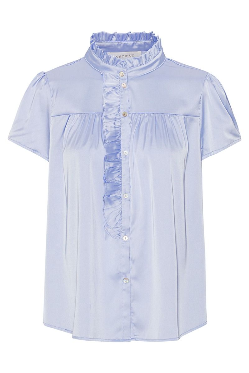 Continue - Skjorte - Malika SS - Light Blue