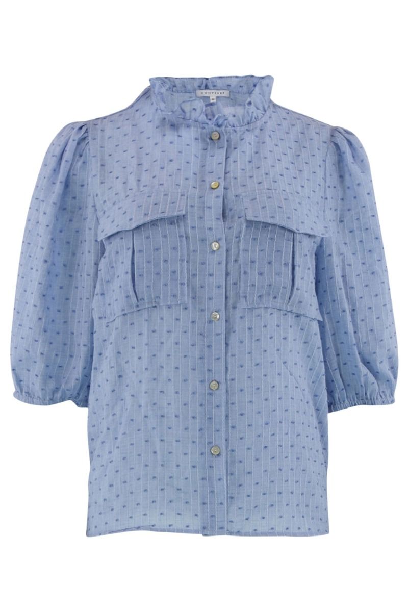 Continue - Skjorte - Milli Blue Stripe ss - Blue stripe