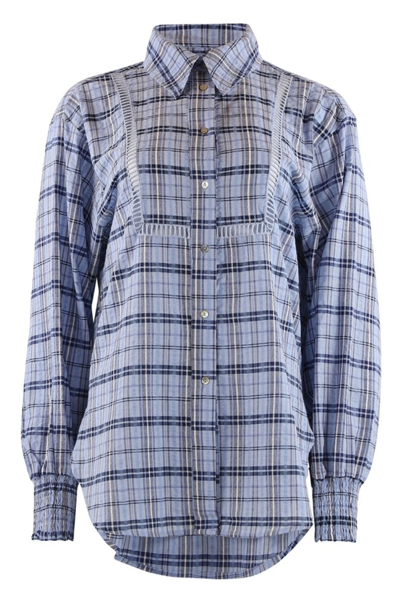 Continue - Skjorte - Tilde Check - Blue Check