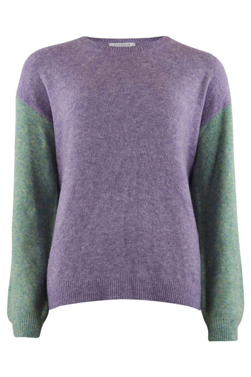 Continue - Strik - Blend 2 Colour Knit - Lilac