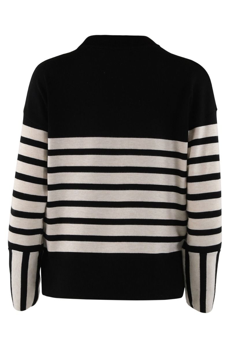 Continue - Strik - Mila Stripe - Black with sand stripe