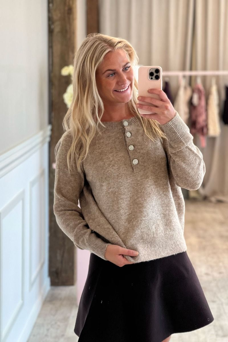 Continue - Strik - Rina knit - Nougat