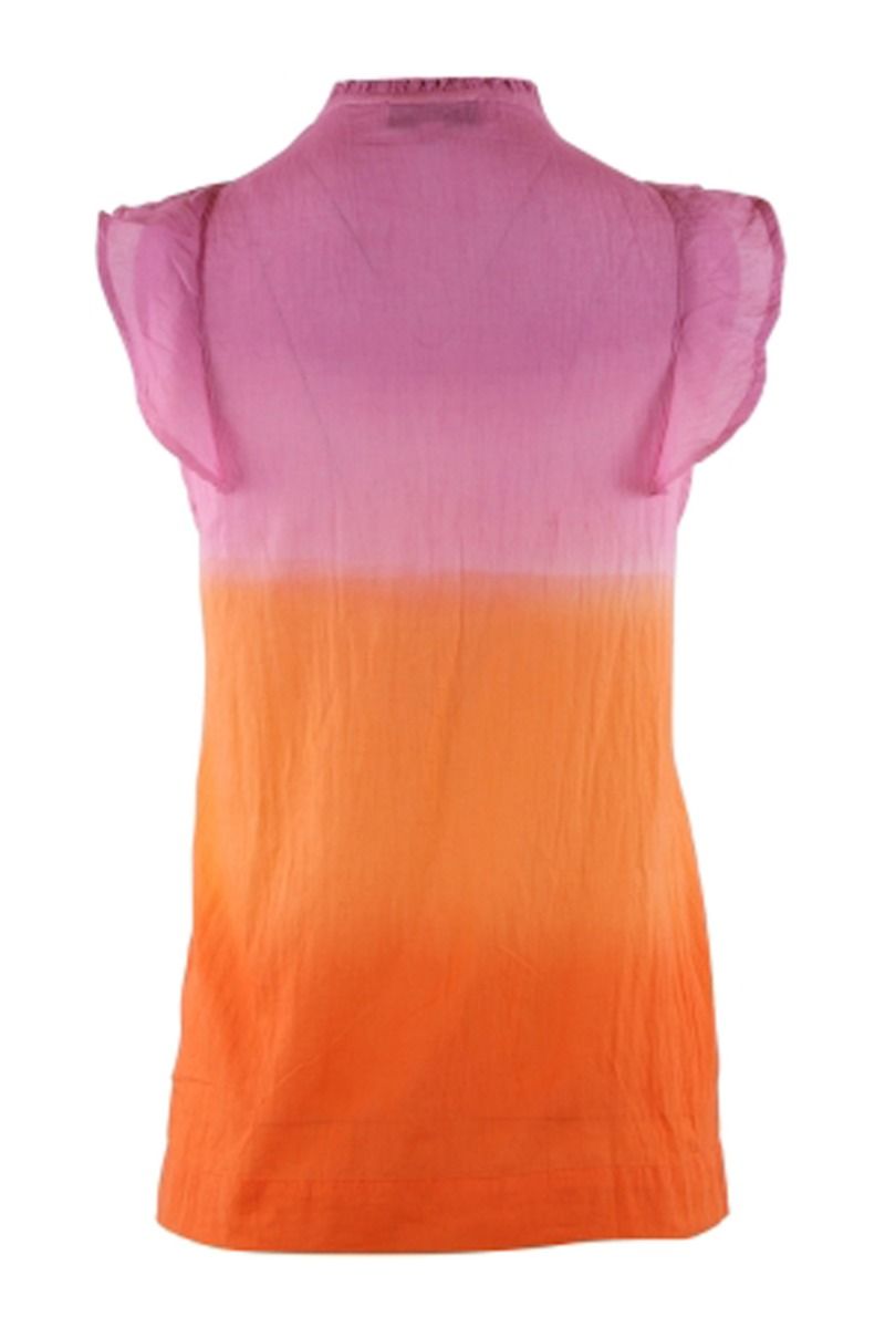 Continue - Top - Joey Dip Dye SS - Orange/Oink Dip