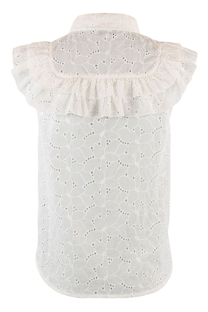 Continue - Top - Kassandra Anglaise - White