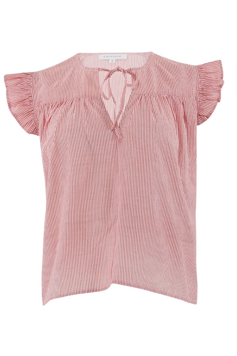 Continue - Top - Lilly Stripe - Red Stripe