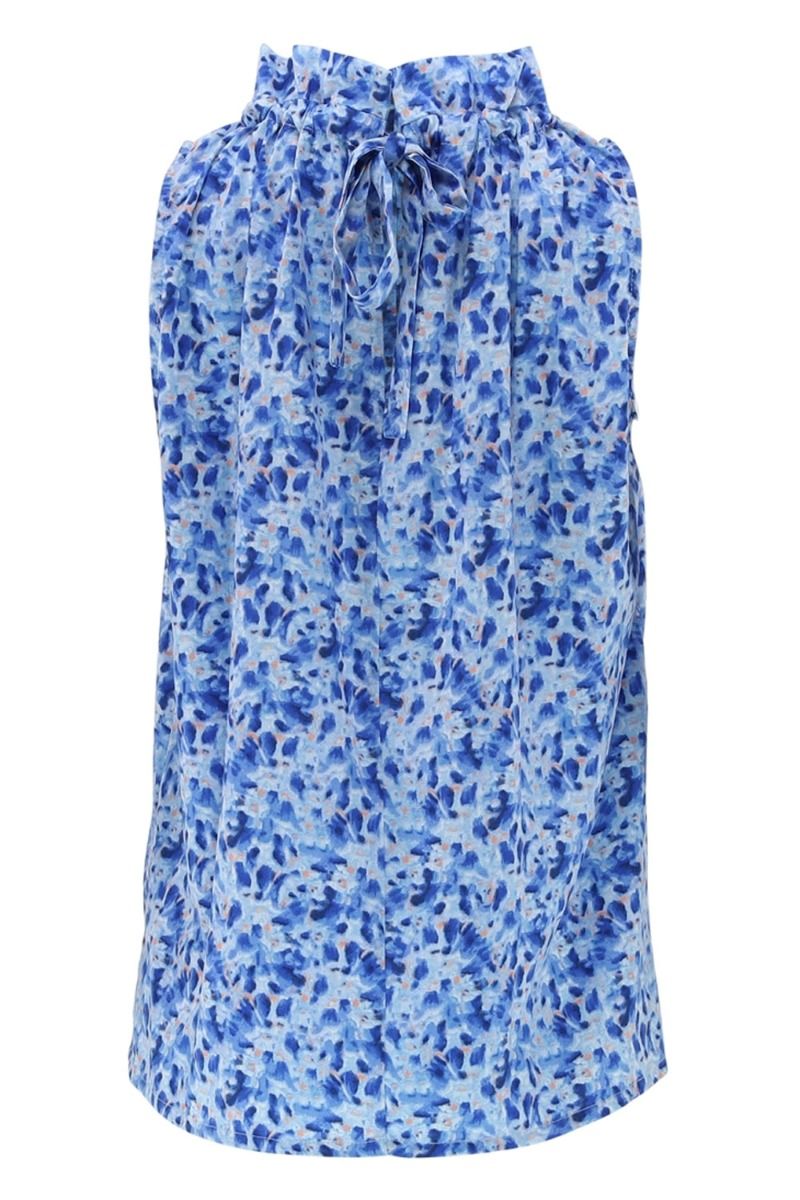 Continue - Top - Liva Flowers - Blue Soft Flowers