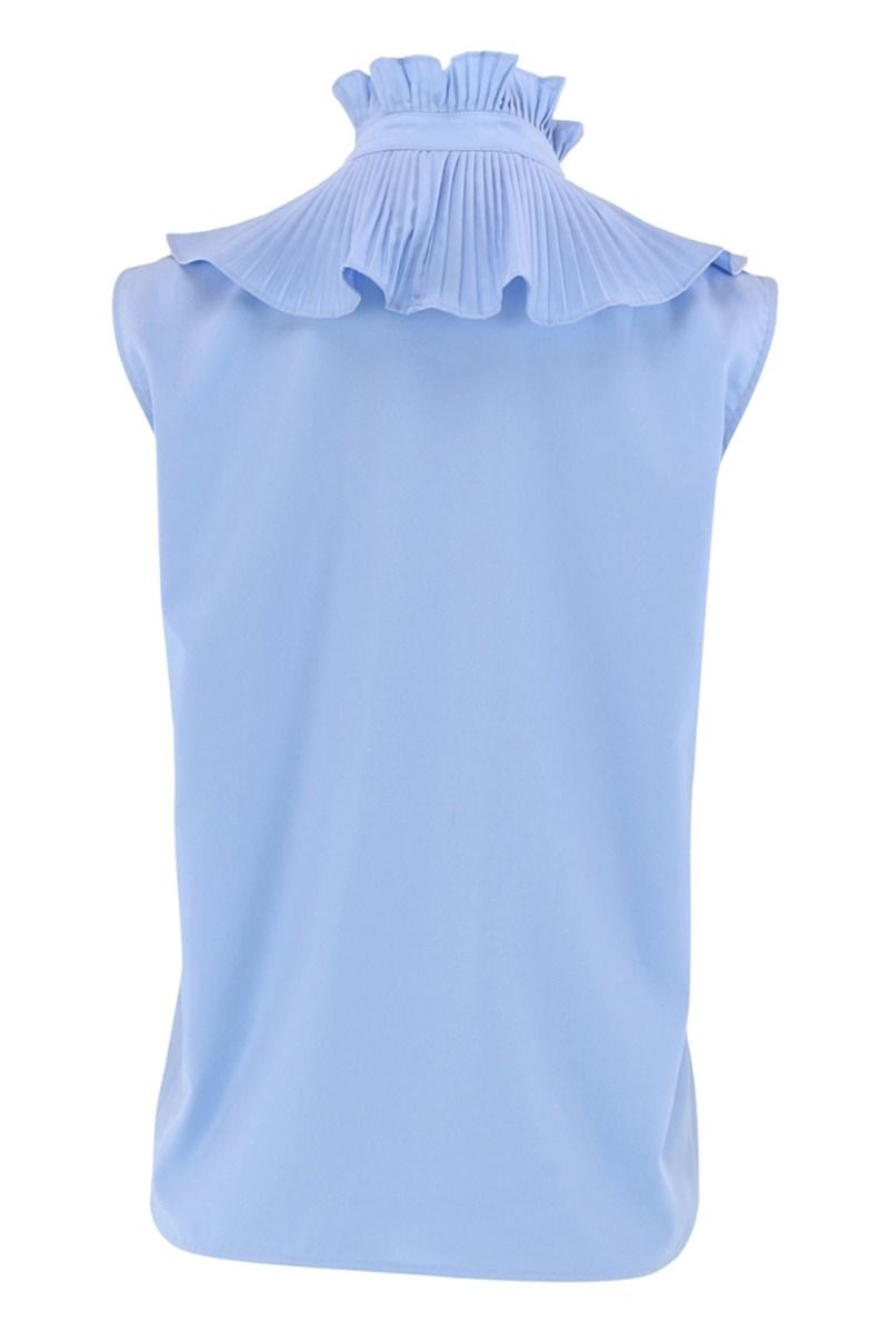Continue - Bluse - Pernille Plisse - Light Blue