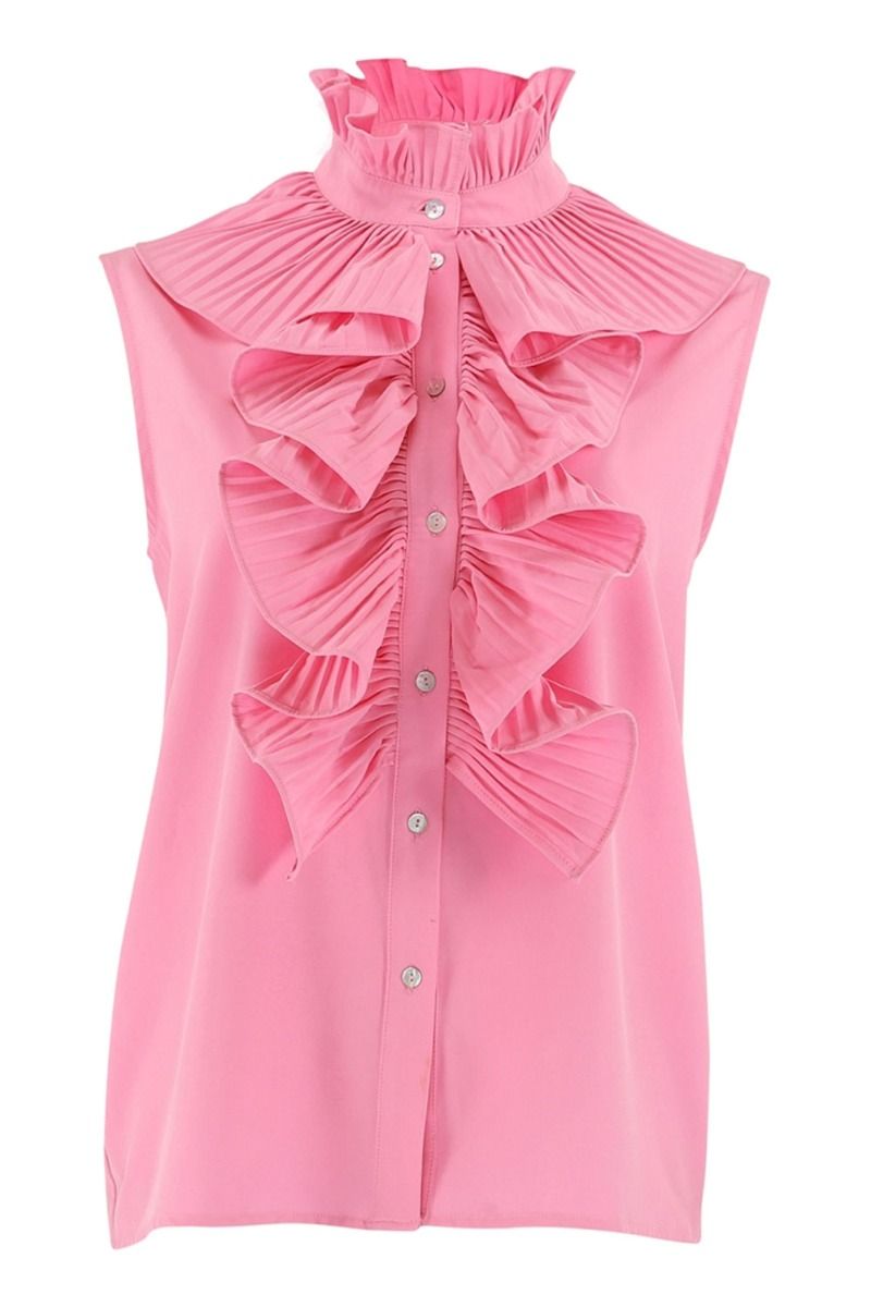 Continue - Bluse - Pernille Plisse - Pink
