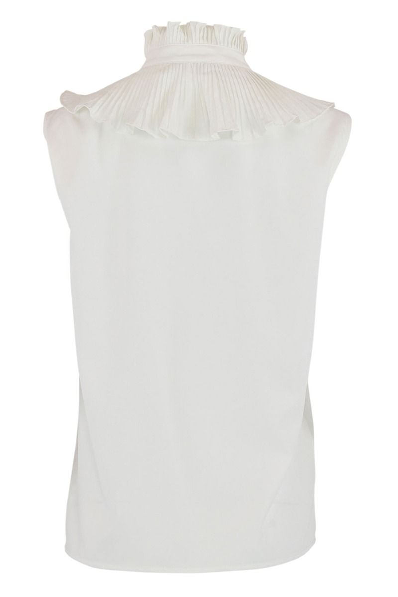 Continue - Bluse - Pernille Plisse - White