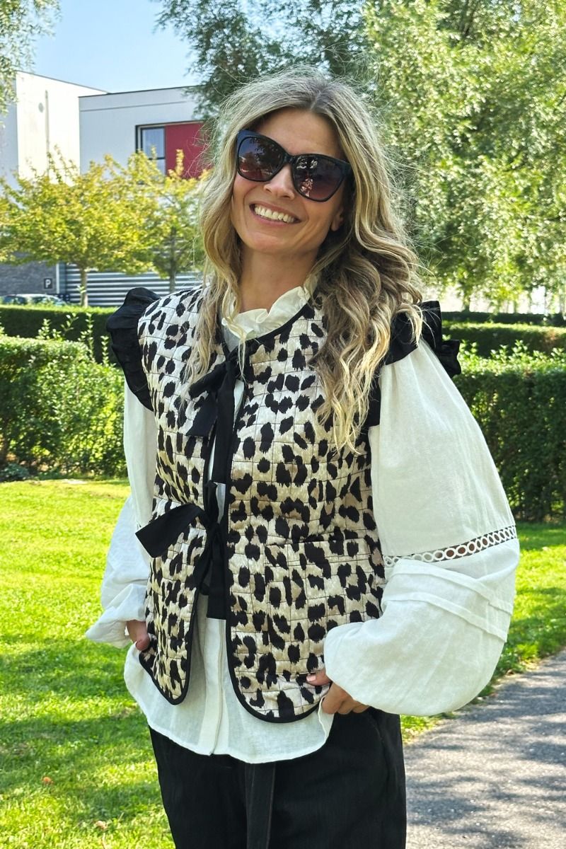 Continue - Vest - Bella vest leo - Leo Brown