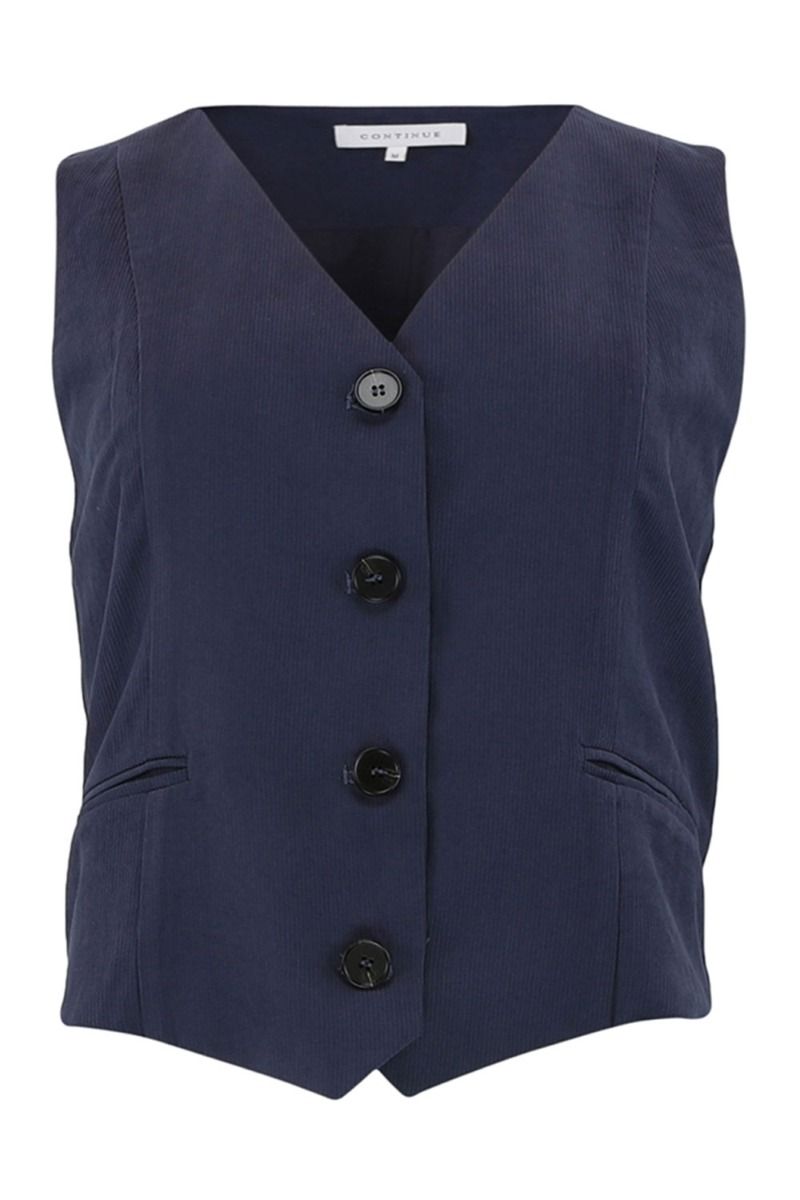 Continue - Vest - Bobby Velvet - Blue