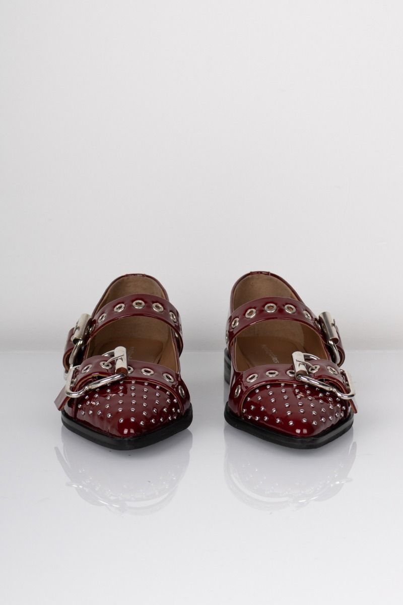 Copenhagen Shoes - Ballerina - Future Vibes Patent - Bordo