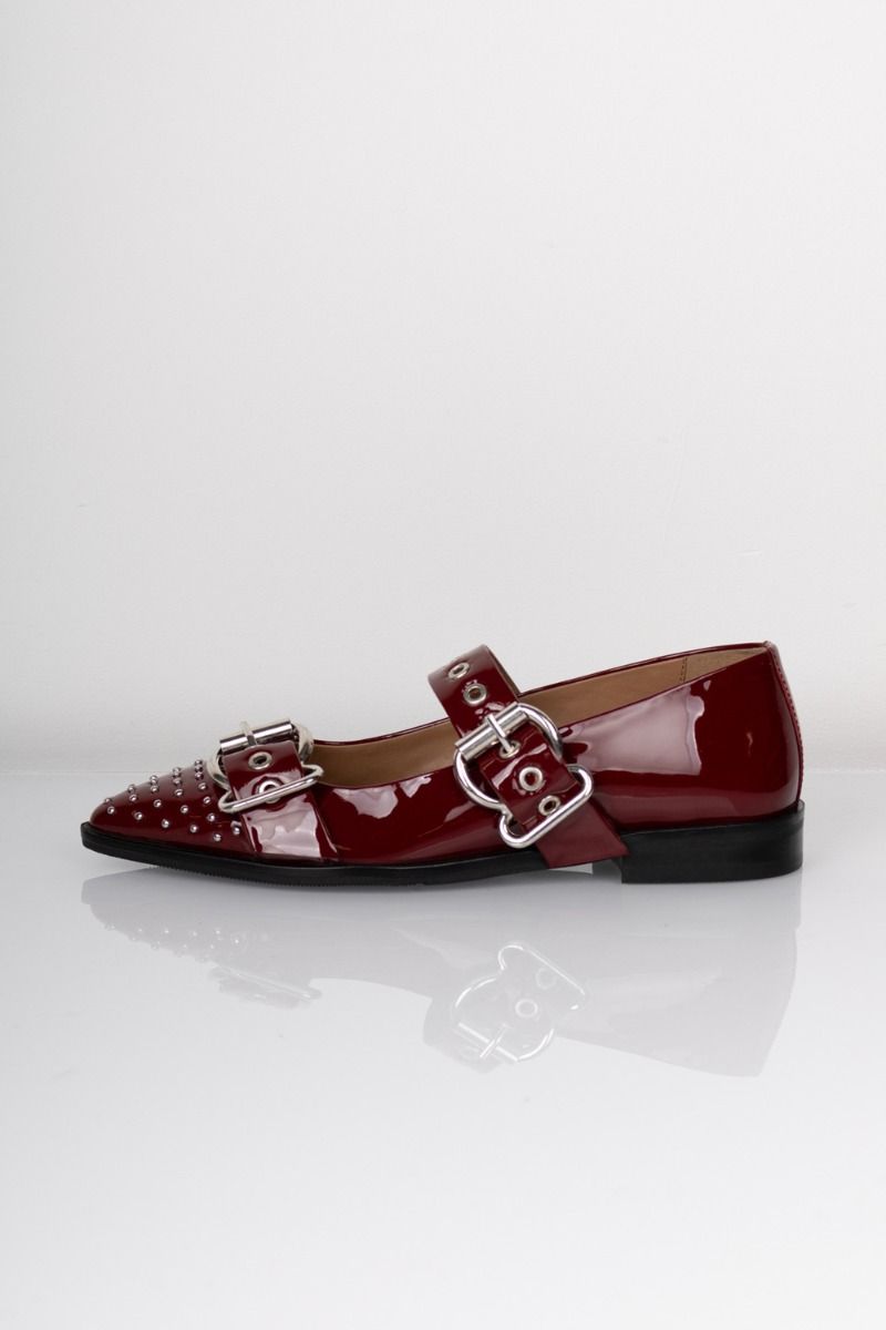 Copenhagen Shoes - Ballerina - Future Vibes Patent - Bordo