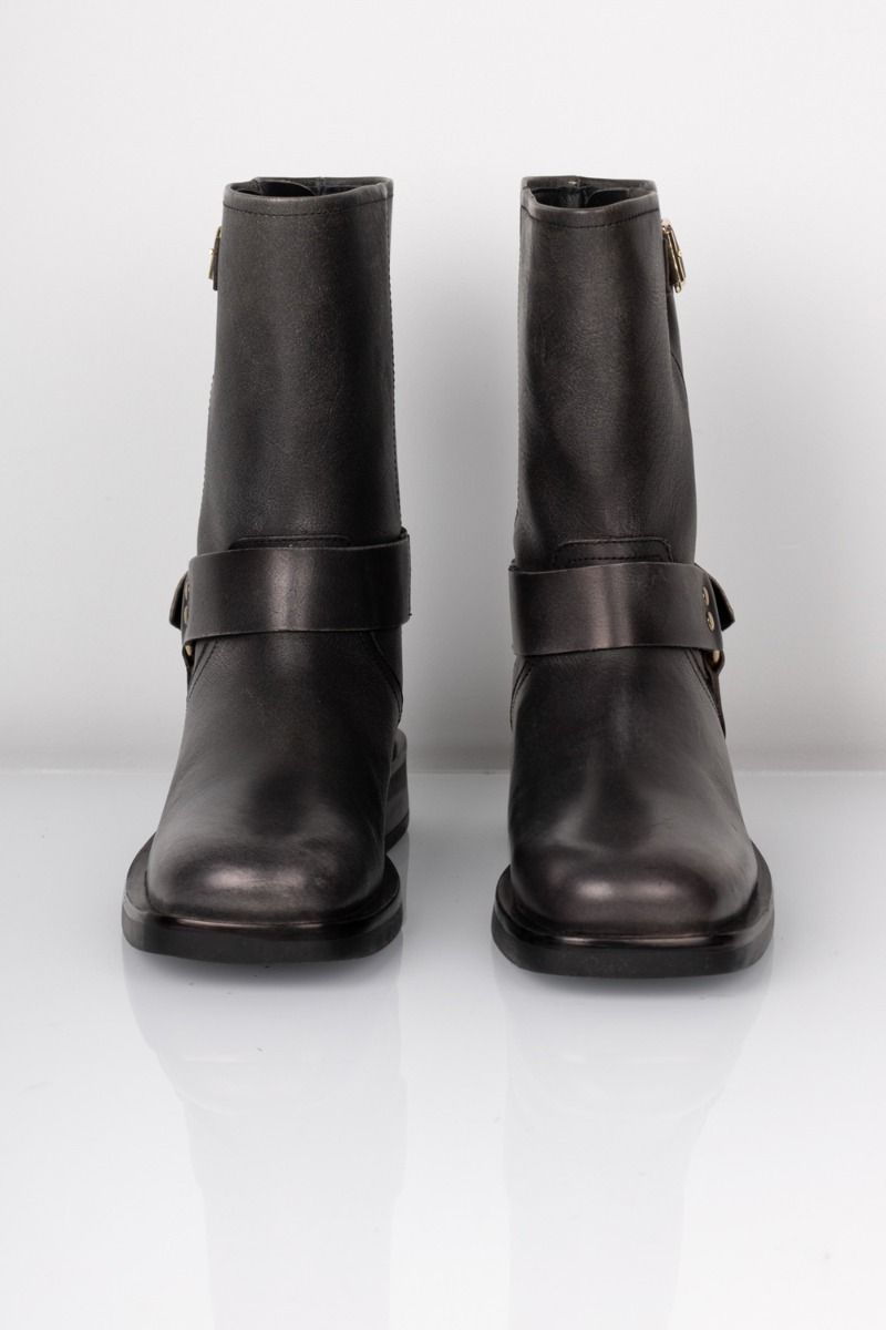 Copenhagen Shoes - Støvler - Heartbeat - Black/Grey