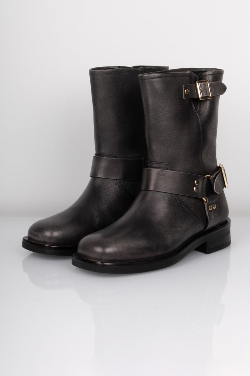 Copenhagen Shoes - Støvler - Heartbeat - Black/Grey